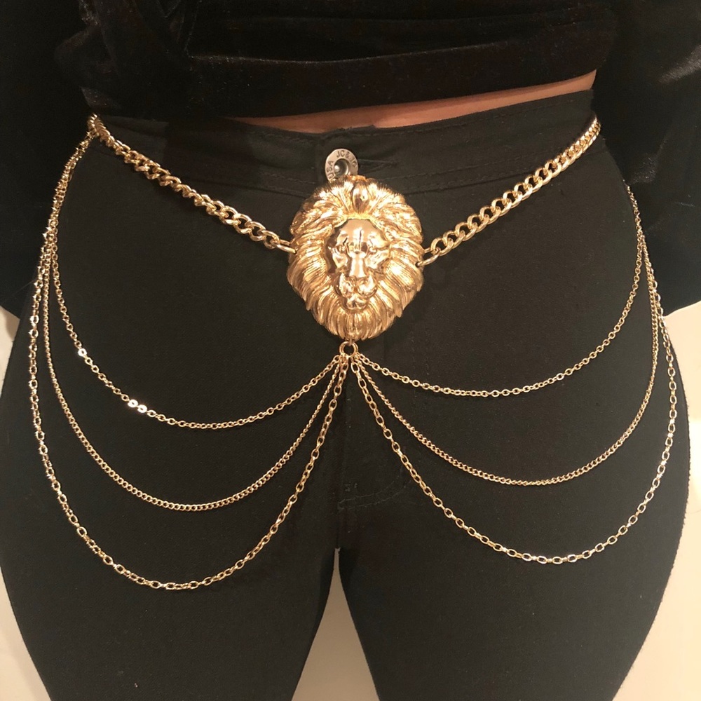 Lion Chain Belt